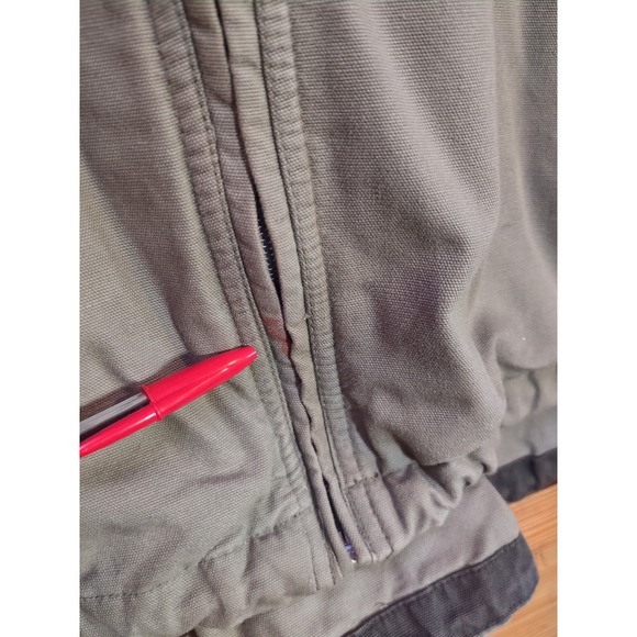 Vintage Columbia Canvas Jacket Mens XXL Utility Chore Barn Workwear Green Cotton - Picture 10 of 16